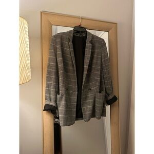 Express Plaid Blazer Suit